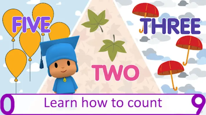 Pocoyo's Numbers game 1, 2, 3 android App screenshot 14