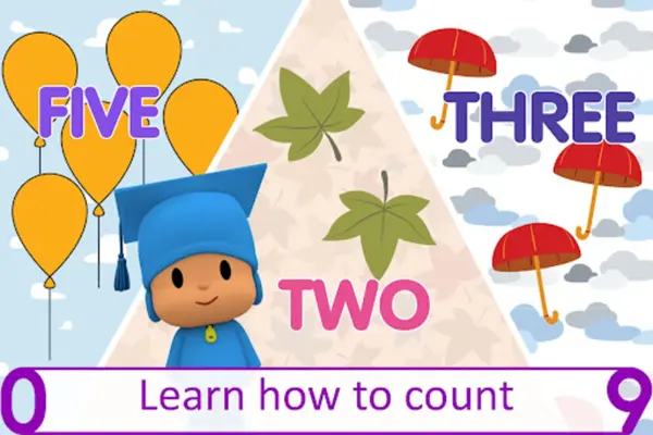 Pocoyo's Numbers game 1, 2, 3 android App screenshot 22